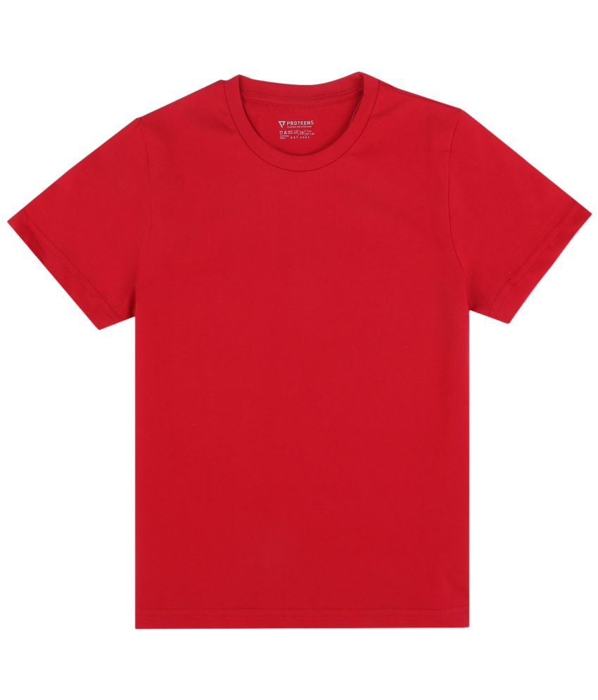     			Proteens Pack of 1 Boys Cotton Blend T-Shirt ( Red )