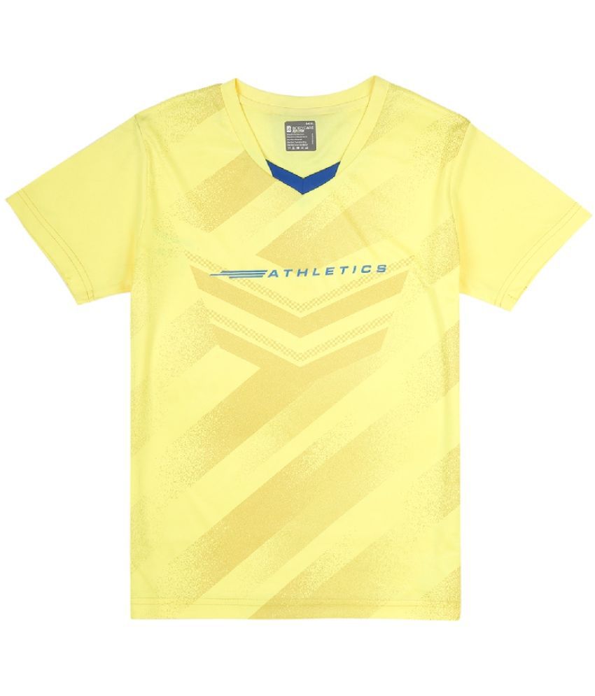     			Proteens - Yellow Cotton Blend Boy's T-Shirt ( Pack of 1 )