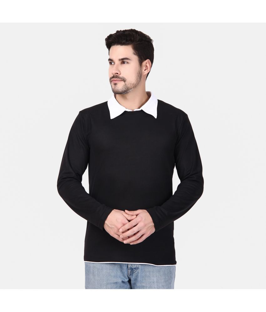     			TEEMEX - Black Cotton Blend Regular Fit Men's Polo T Shirt ( Pack of 1 )