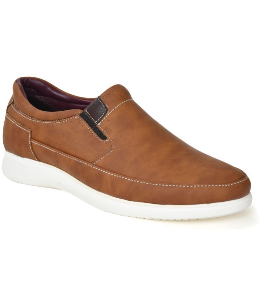     			Ajanta - Brown Men's Slip-on Shoes