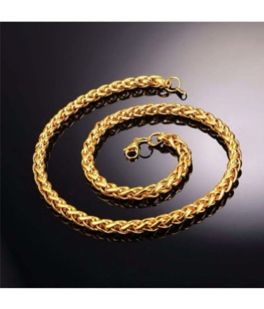     			HEER COLLECTION Gold Plated Chain ( Set of 1 )