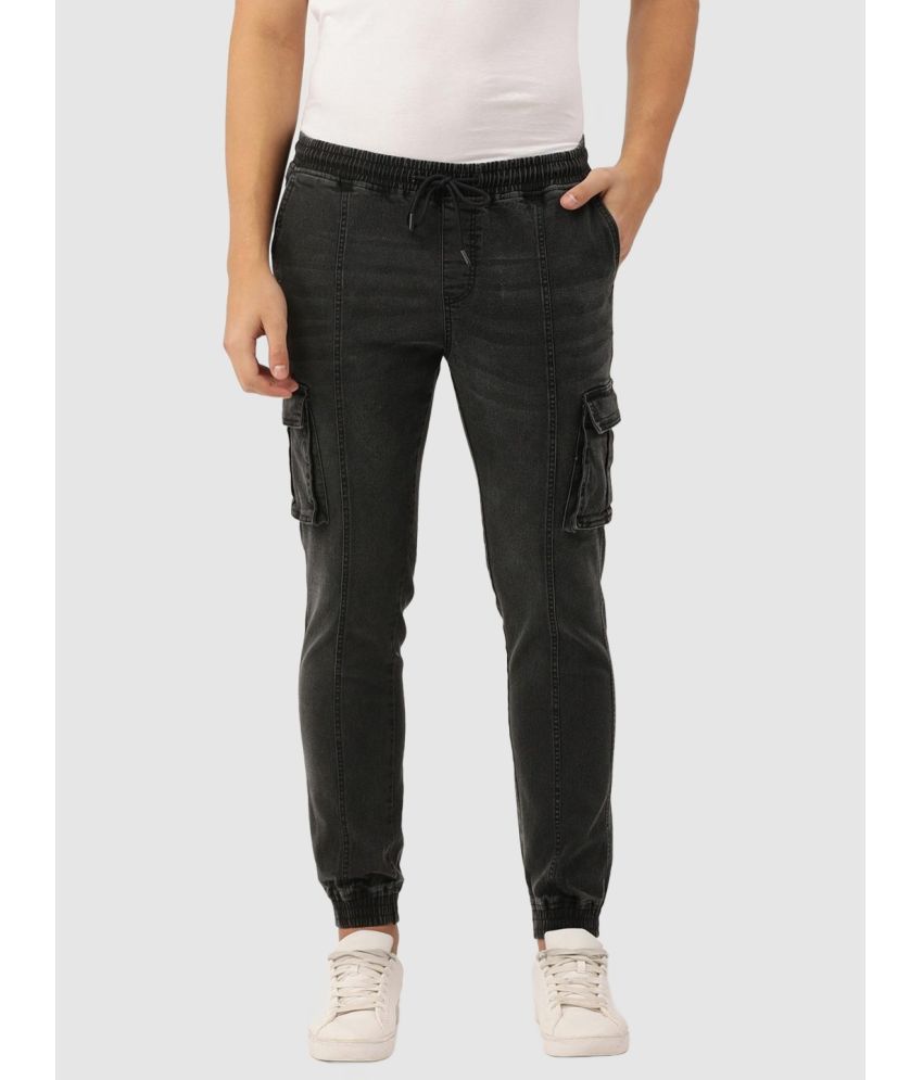     			IVOC - Black Cotton Blend Regular Fit Men's Jeans ( Pack of 1 )