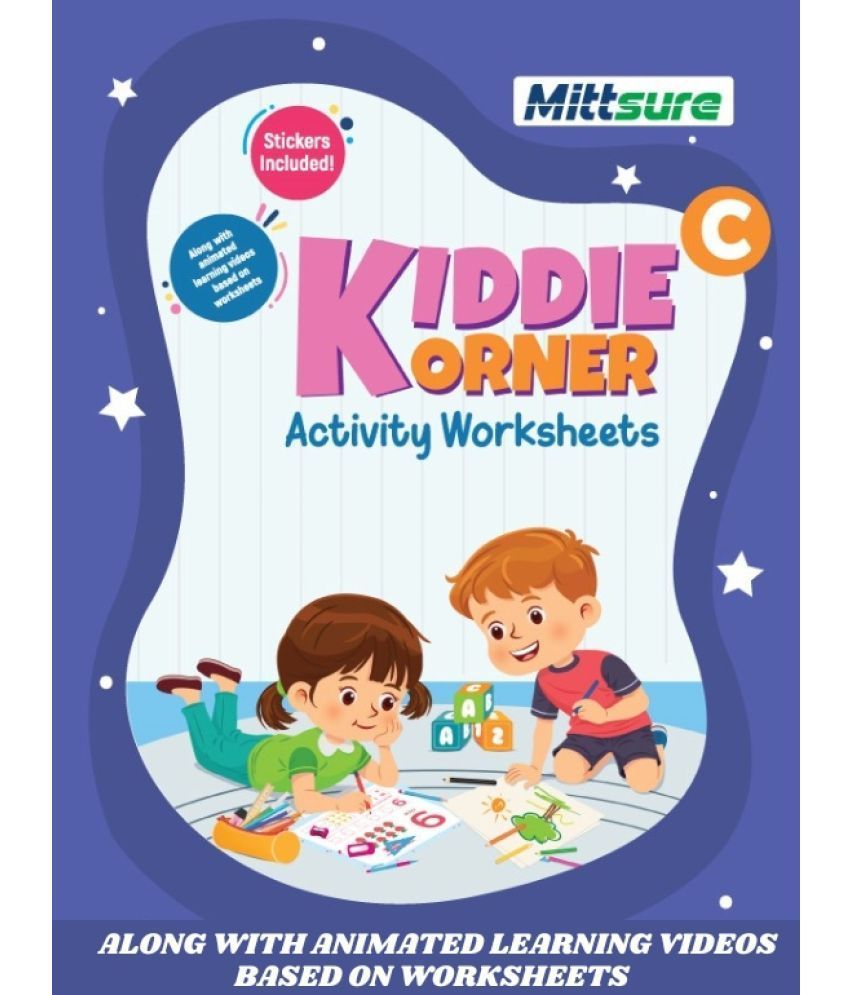     			Kiddie Korner Activity Worksheet for UKG, Age 5 to 6 years Kids