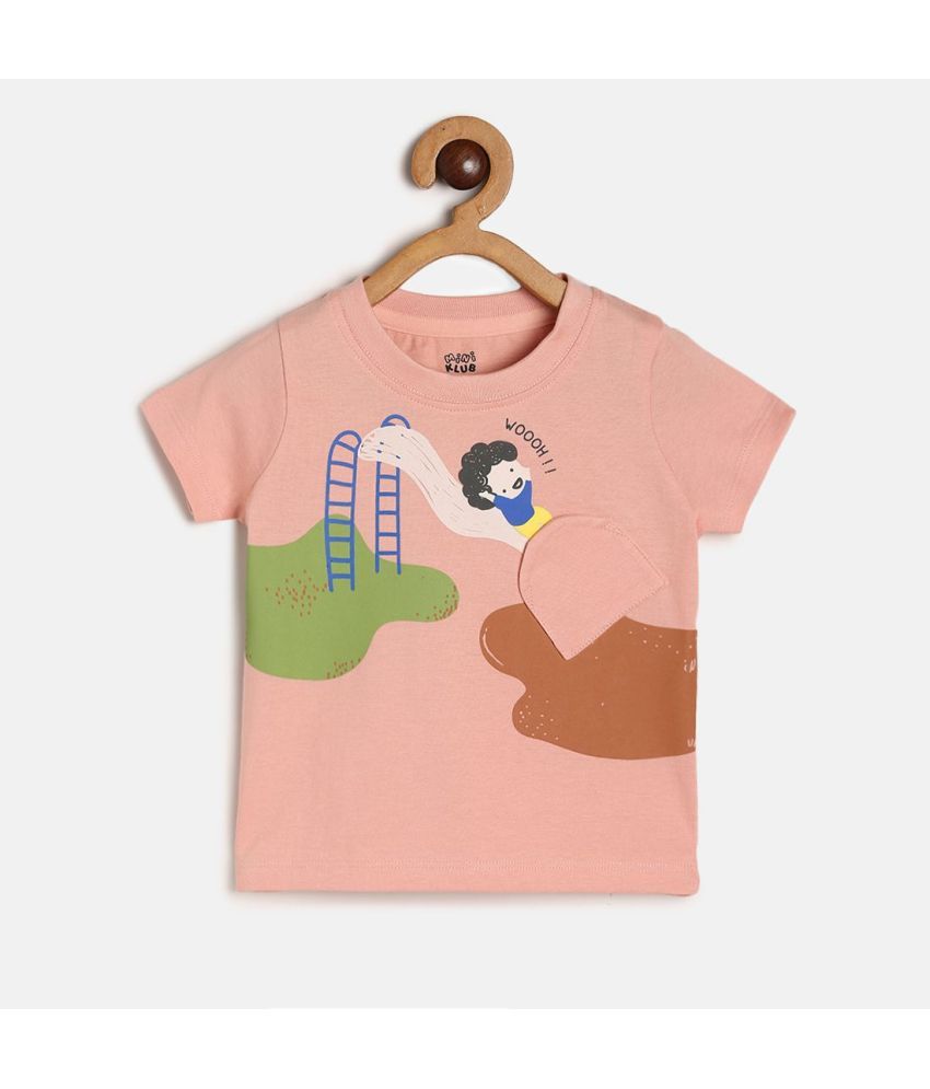     			MINI KLUB - PeachPuff Baby Boy T-Shirt ( Pack of 1 )