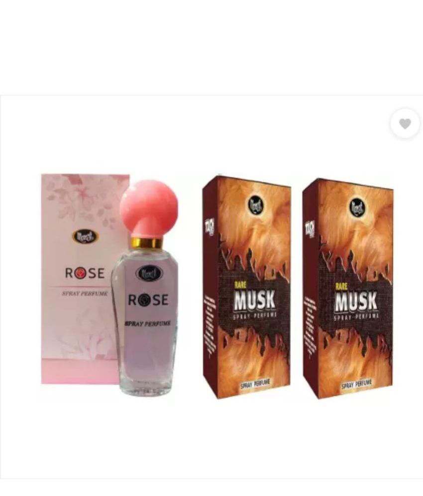     			Monet - 1 ROSE PERFUME 30ML&2 MUSK PERFUME 30 ml each Eau De Parfum (EDP) For Women,Men 90 ( Pack of 3 )