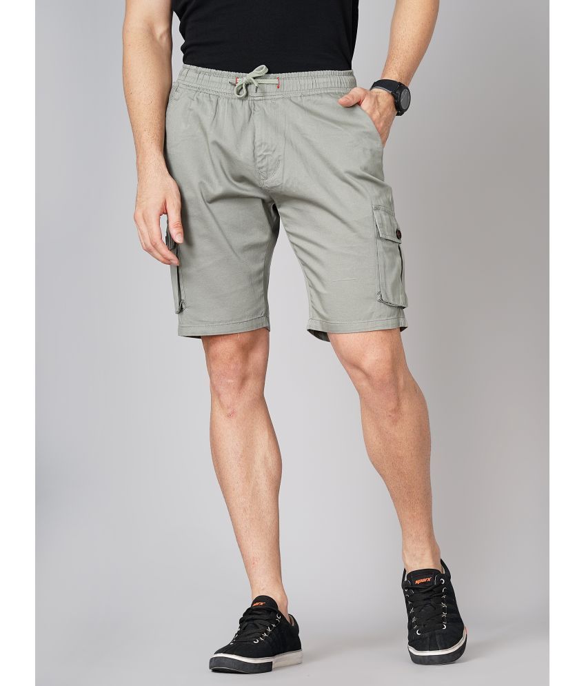     			Paul Street - Grey Cotton Men's Shorts ( Pack of 1 )