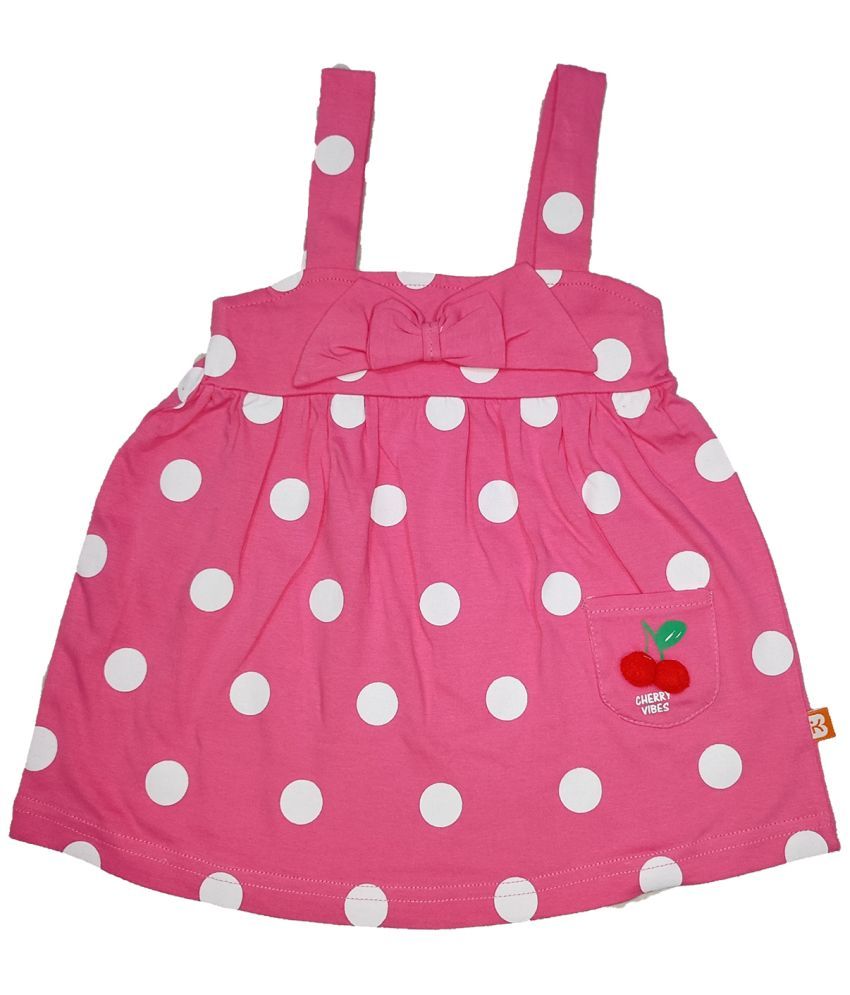     			Bodycare - Pink Cotton Blend Girls Frock ( Pack of 1 )