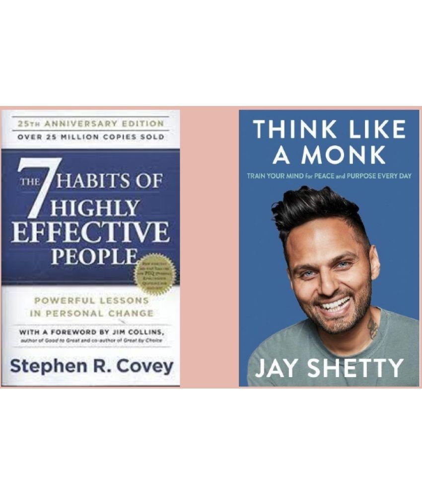     			7 Habits of Highly Effective People + Think Like A Monk