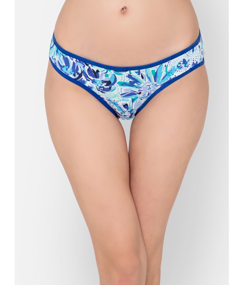     			Clovia - Multicolor Cotton Printed Women's Bikini ( Pack of 1 )