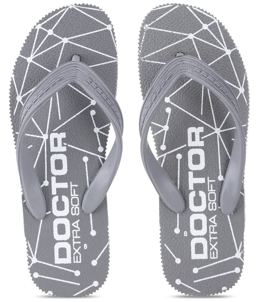     			DOCTOR EXTRA SOFT - Grey Men's Daily Slipper