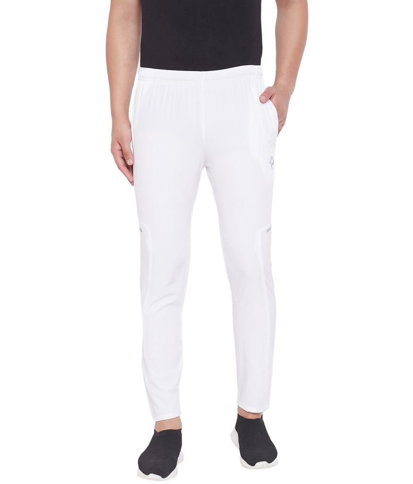     			RANBOLT - White Polyester Men's Trackpants ( Pack of 1 )