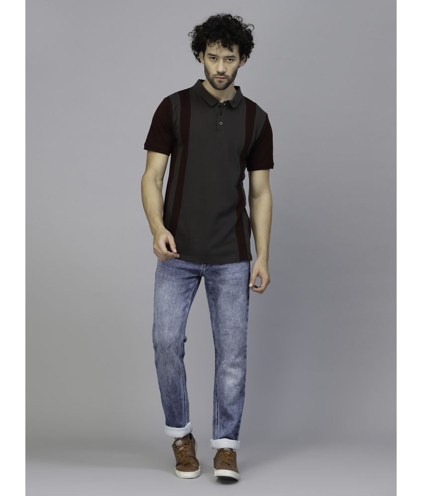     			Rigo - Wine Cotton Slim Fit Men's Polo T Shirt ( Pack of 1 )