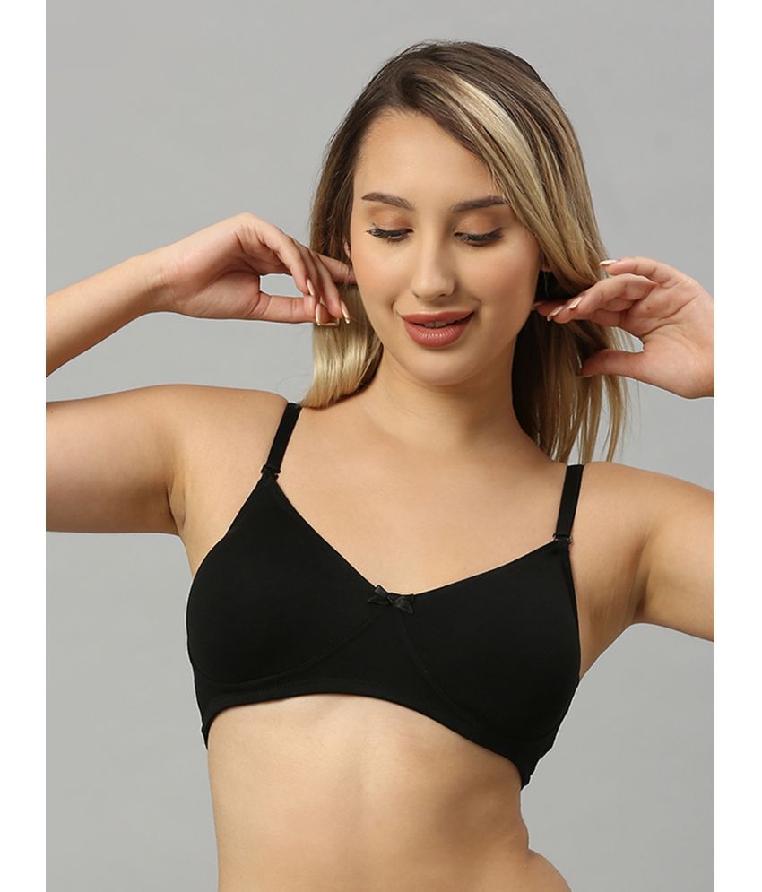     			Smarty Pants - Black Cotton Non Padded Women's Everyday Bra ( Pack of 1 )