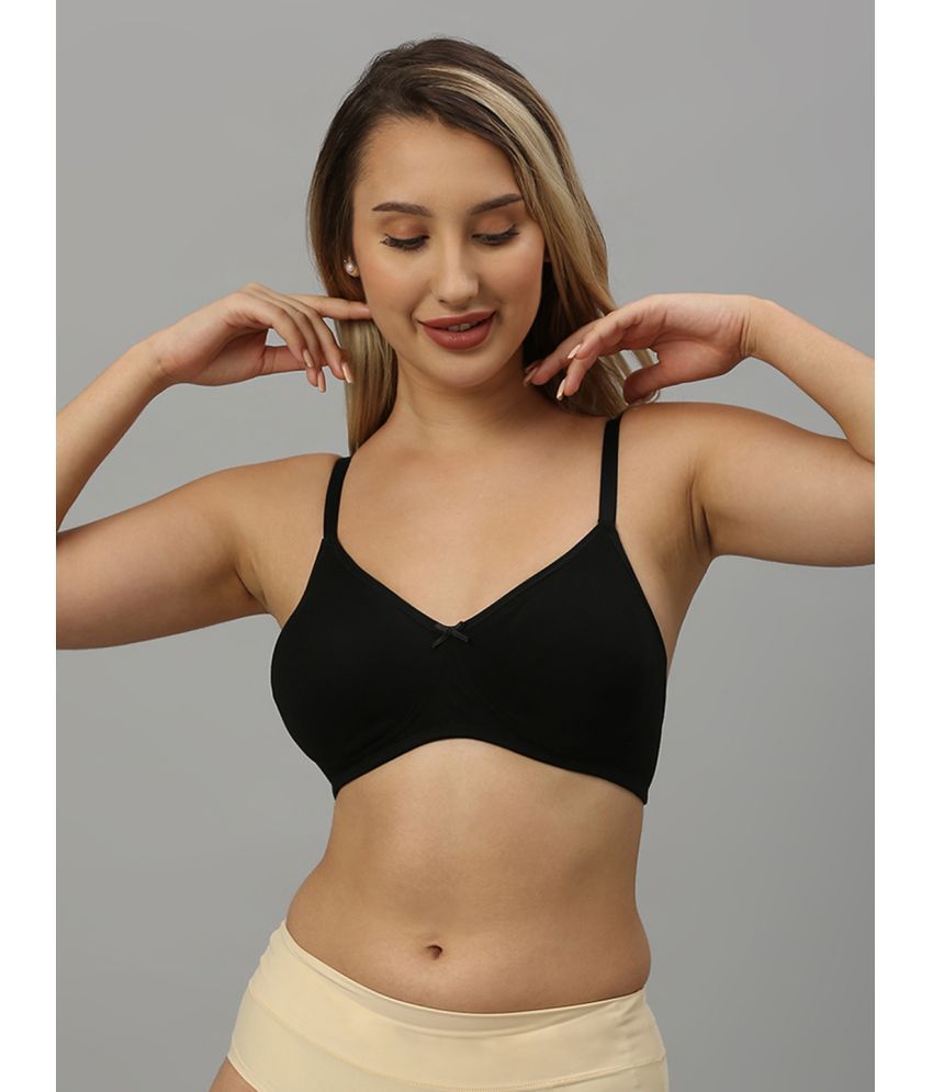     			Smarty Pants - Black Cotton Non Padded Women's Everyday Bra ( Pack of 1 )