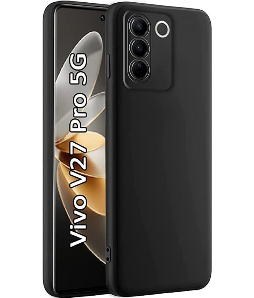     			ZAMN - Plain Cases Compatible For Silicon Vivo V27 Pro ( Pack of 1 )