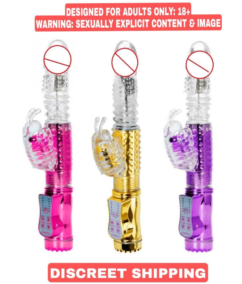     			12 MODES USB RECHARGEABLE G SPOT RABBIT VIBRATING DILDO VIBRATOR BY KAMAHOUSE