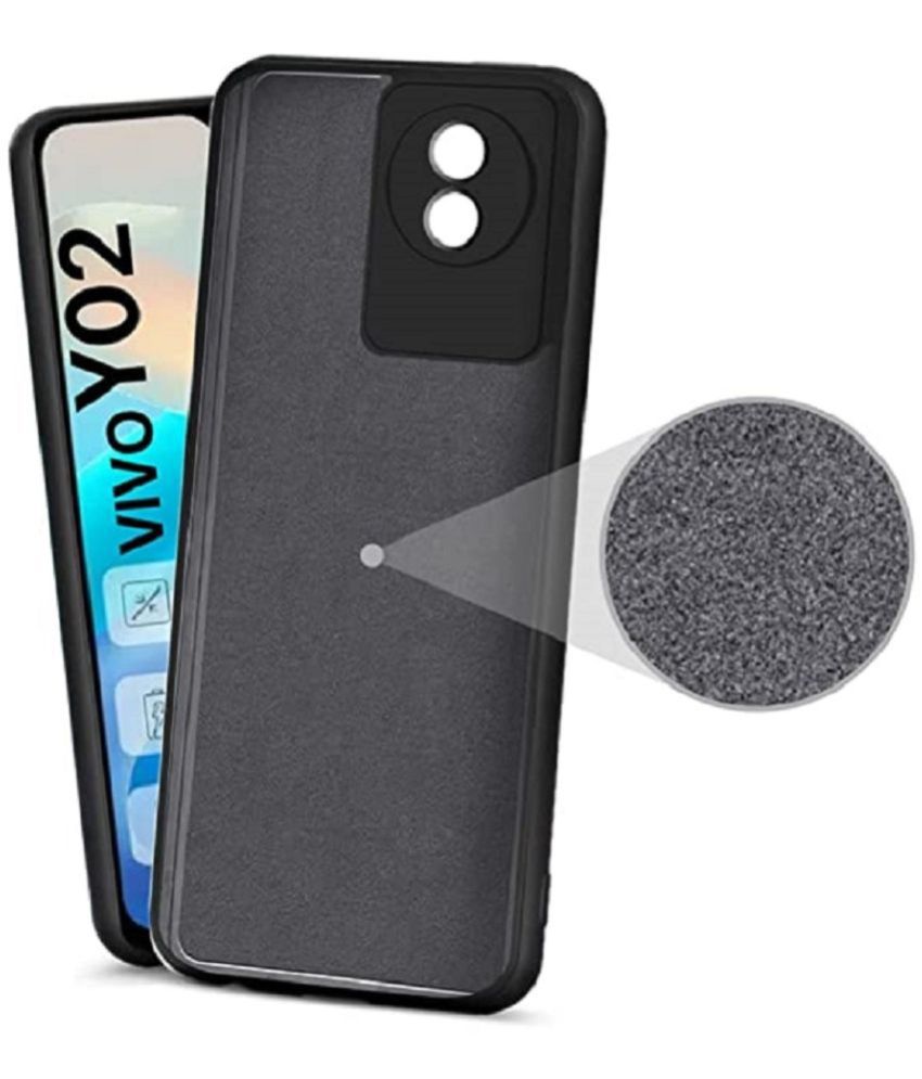     			Case Vault Covers - Plain Cases Compatible For Silicon Vivo Y02 ( Pack of 1 )