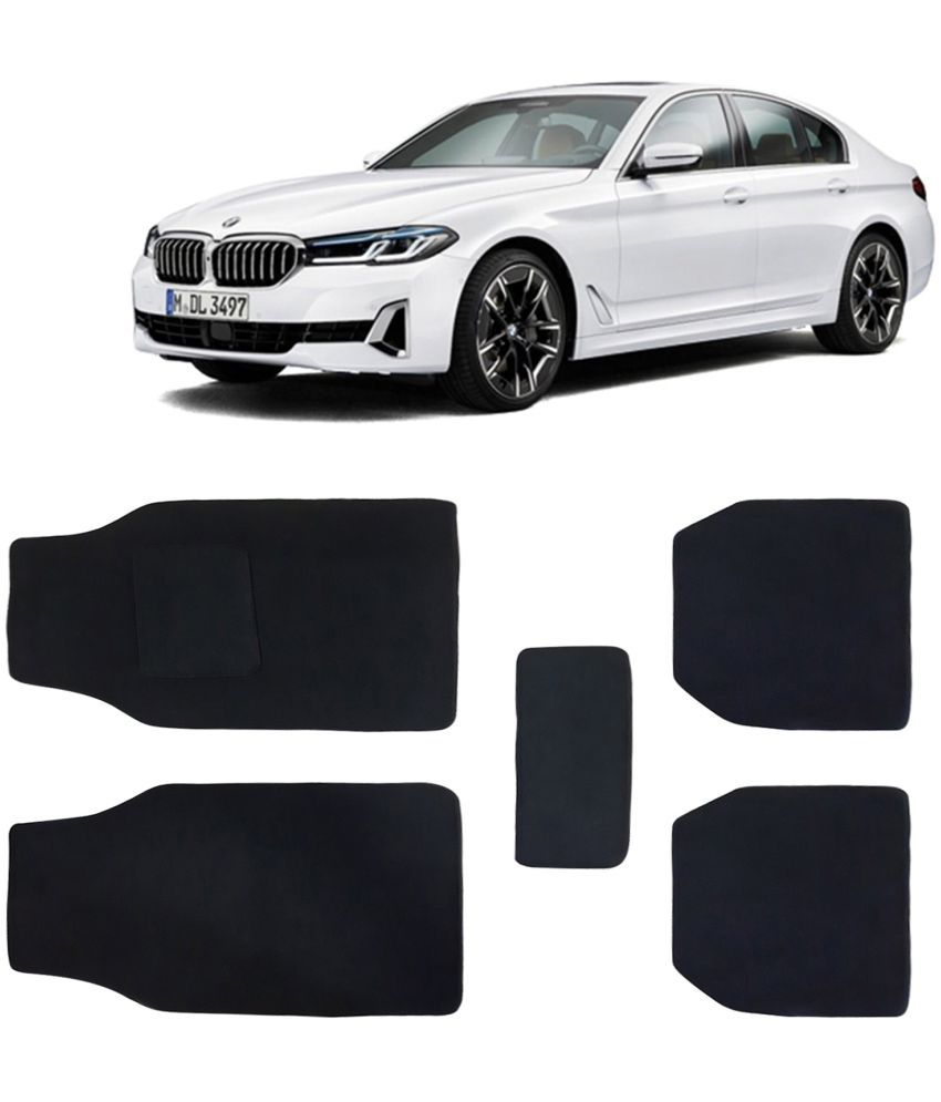     			Kingsway Carpet Style Universal Car Mats for BMW 5 Series, 2019 - 2020 Model, Black Color Anti Slip Car Floor Foot Mats, Complete Set of 5 Piece, Executive Series