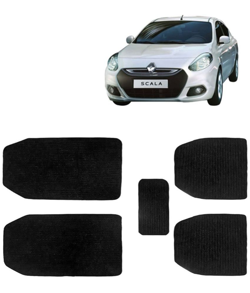     			Kingsway Carpet Style Universal Car Mats for Scala, 2011 - 2018 Model, Black Color Anti Slip Car Floor Foot Mats, Complete Set of 5 Piece, Premium Series