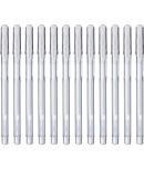 uni-ball SIGNO UM-100 Gel Pen (Cream White Ink, Pack of 12)