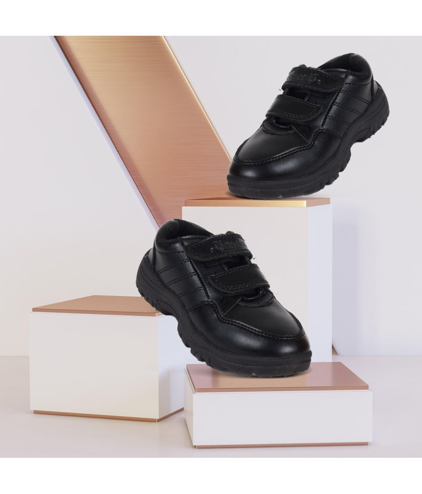     			Ajanta - Black Boy's School Shoes ( 1 Pair )