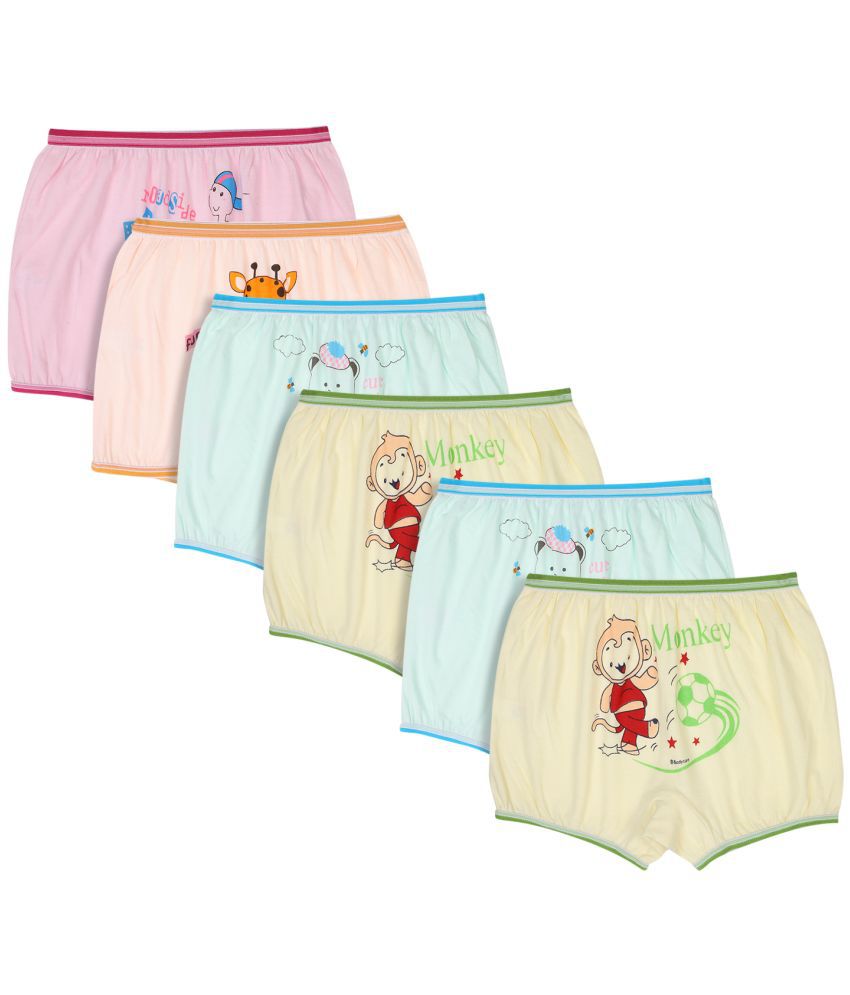     			Bodycare - Multi Cotton Girls Bloomers ( Pack of 6 )