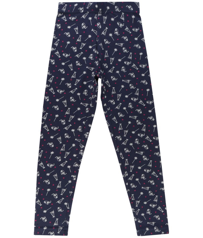     			Bodycare - Navy Cotton Girls Leggings ( Pack of 1 )