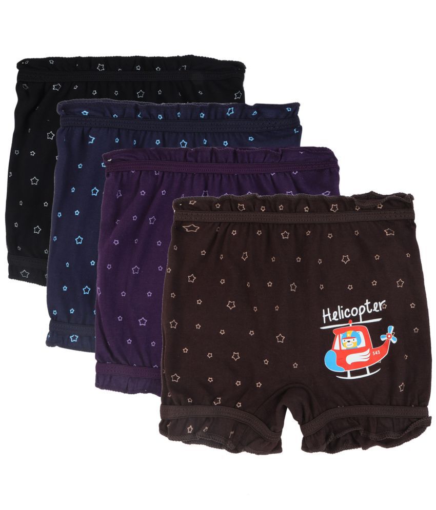     			DYCA - Multi Cotton Girls Bloomers ( Pack of 6 )