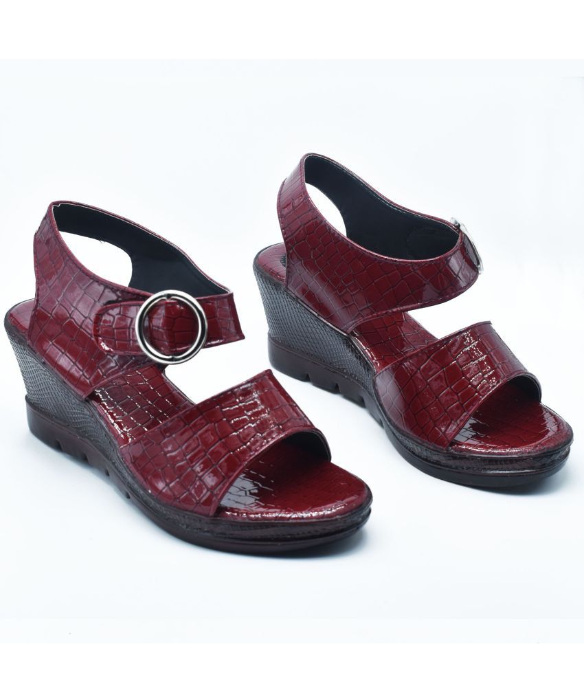     			Dream Makers - Red Women's Sandal Heels