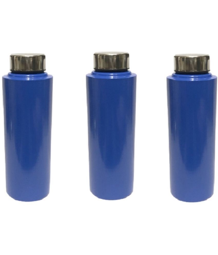     			Dynore - Navy Blue Water Bottle 500 mL ( Set of 3 )