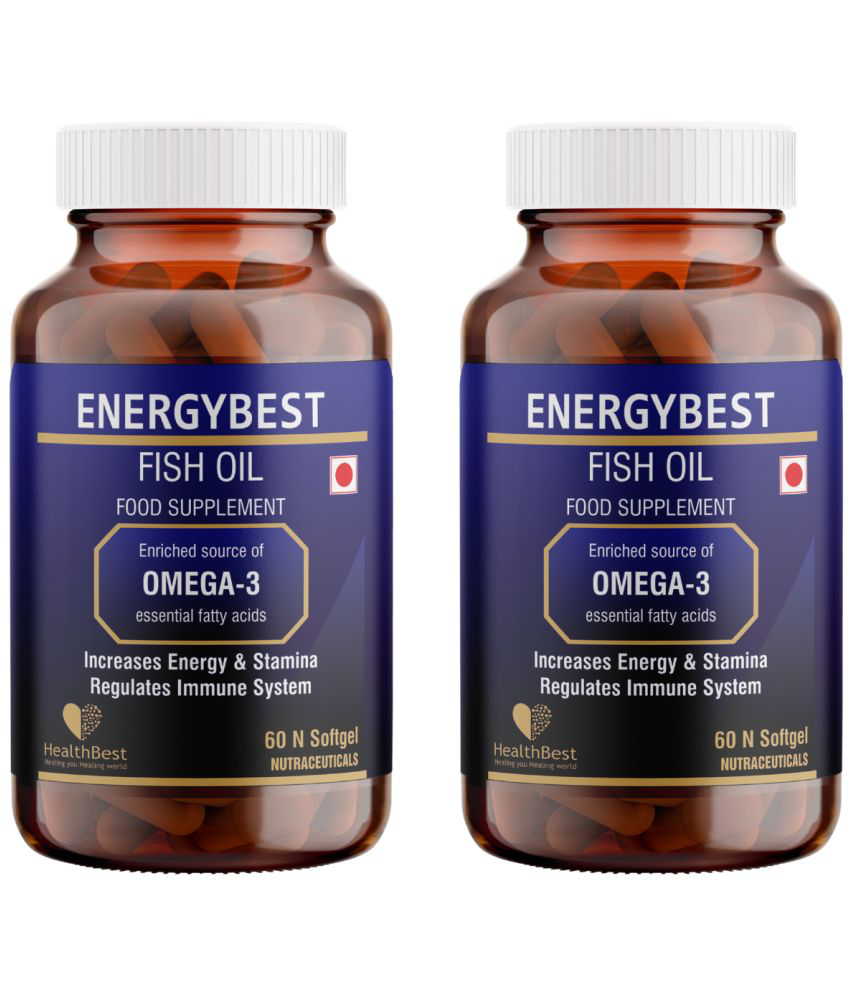     			HealthBest - Omega-3 Fatty Acids Capsule ( Pack of 2 )