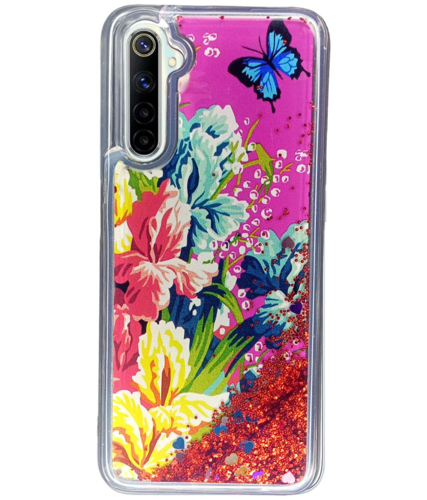     			NBOX - Multicolor Printed Back Cover Silicon Compatible For Realme 6 ( Pack of 1 )