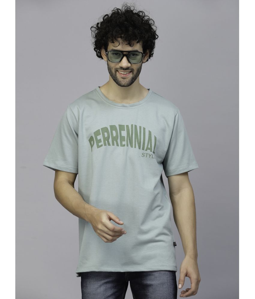     			Rigo - Green 100% Cotton Oversized Fit Men's T-Shirt ( Pack of 1 )