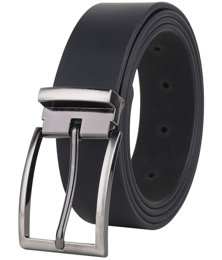     			SUNSHOPPING - Black 100% Leather Men's Formal Belt ( Pack of 1 )