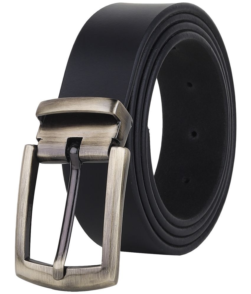     			SUNSHOPPING - Black 100% Leather Men's Formal Belt ( Pack of 1 )