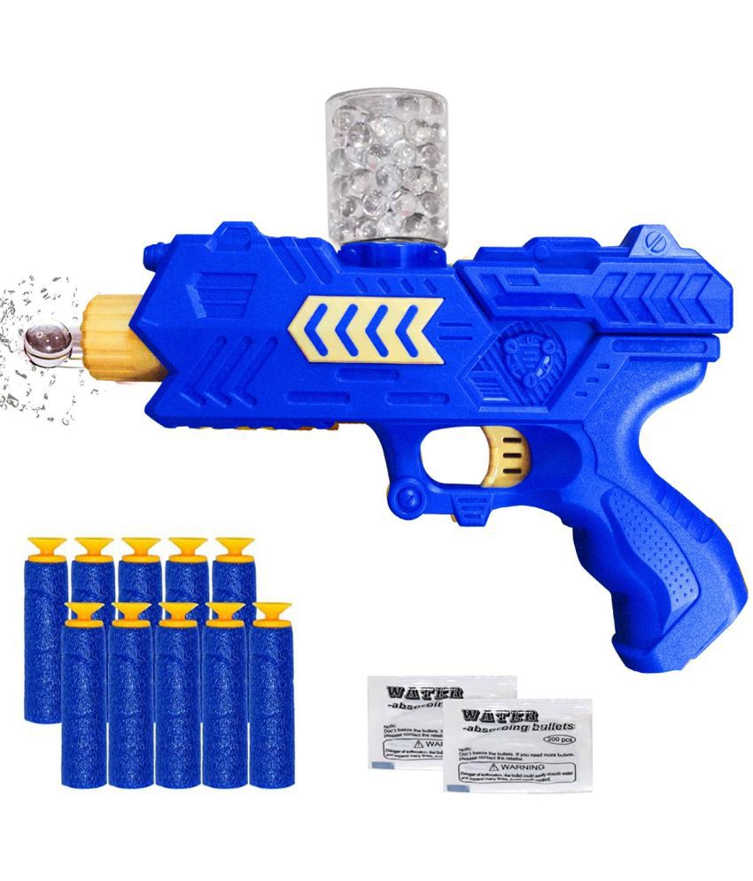     			Toy Cloud 2 in 1 Force Blaster Toy Gun with Jelly Shots with 10 Soft Foam Dart Bullets