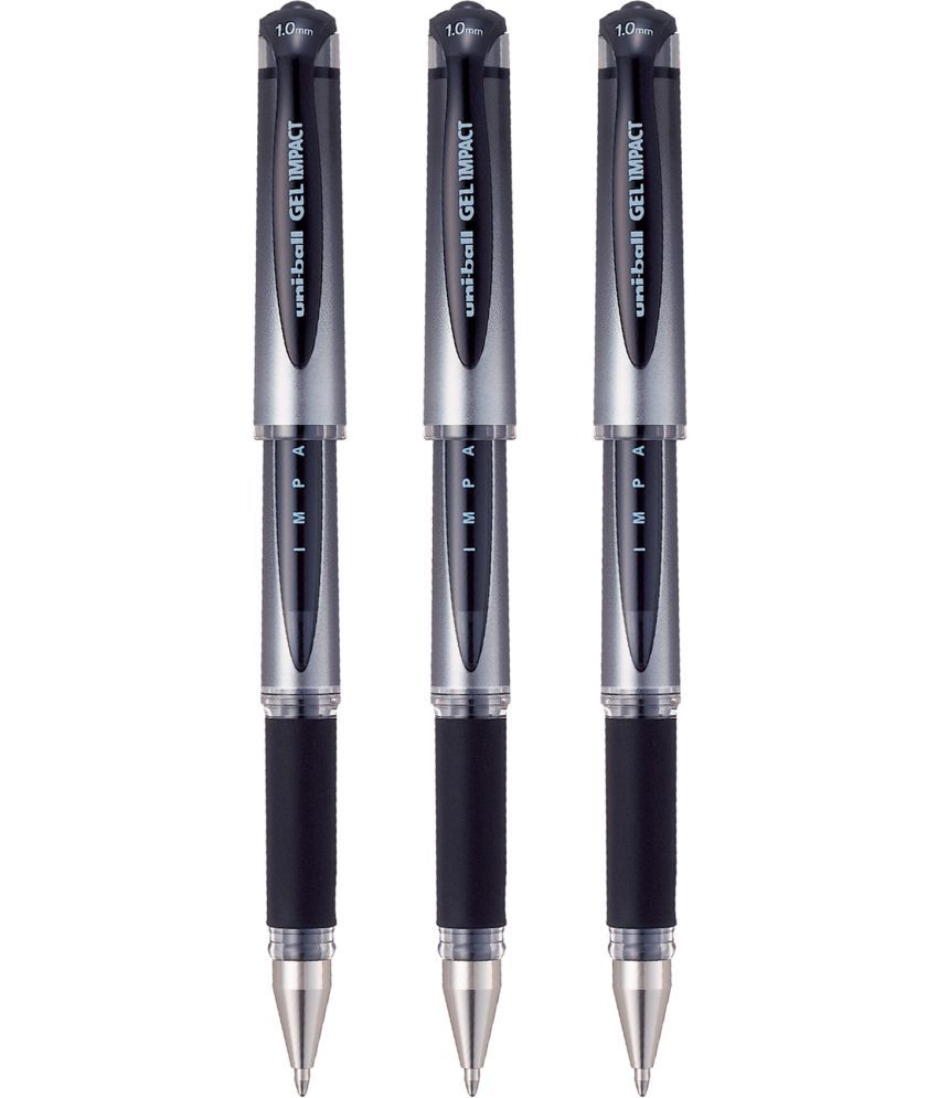     			UNI-BALL UNSGP153SBK3 Signo Gel Pen Set - Pack of 3 (Black)