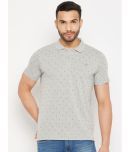 Duke - Grey Cotton Blend Slim Fit Men's Polo T Shirt ( Pack of 1 )