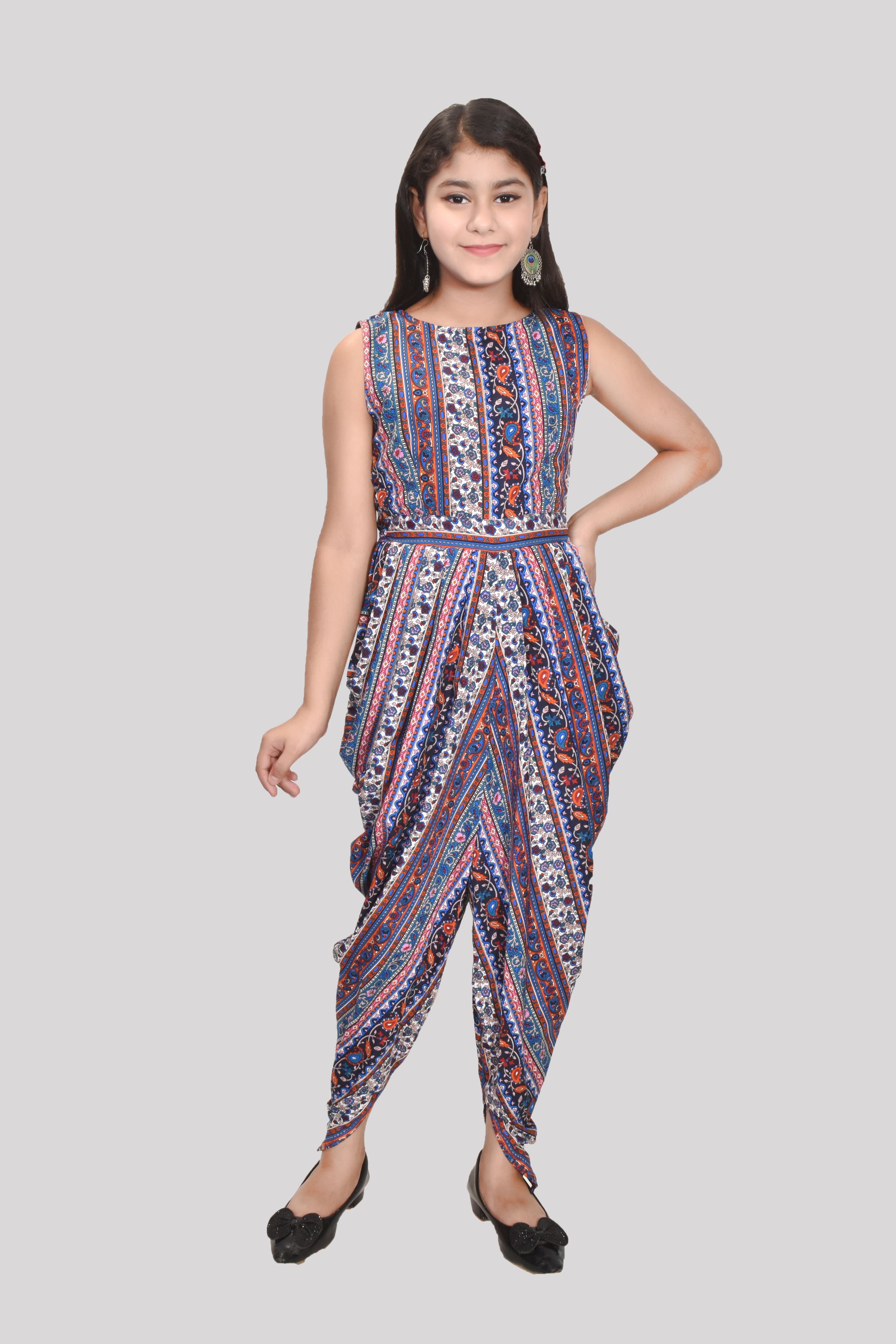     			Arshia Fashions - Multicolor Crepe Girls Jumpsuit ( Pack of 1 )