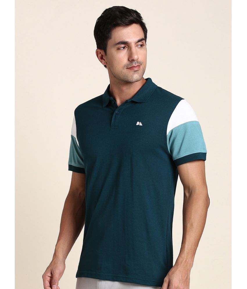     			Dennis Lingo - Green Cotton Blend Slim Fit Men's Polo T Shirt ( Pack of 1 )