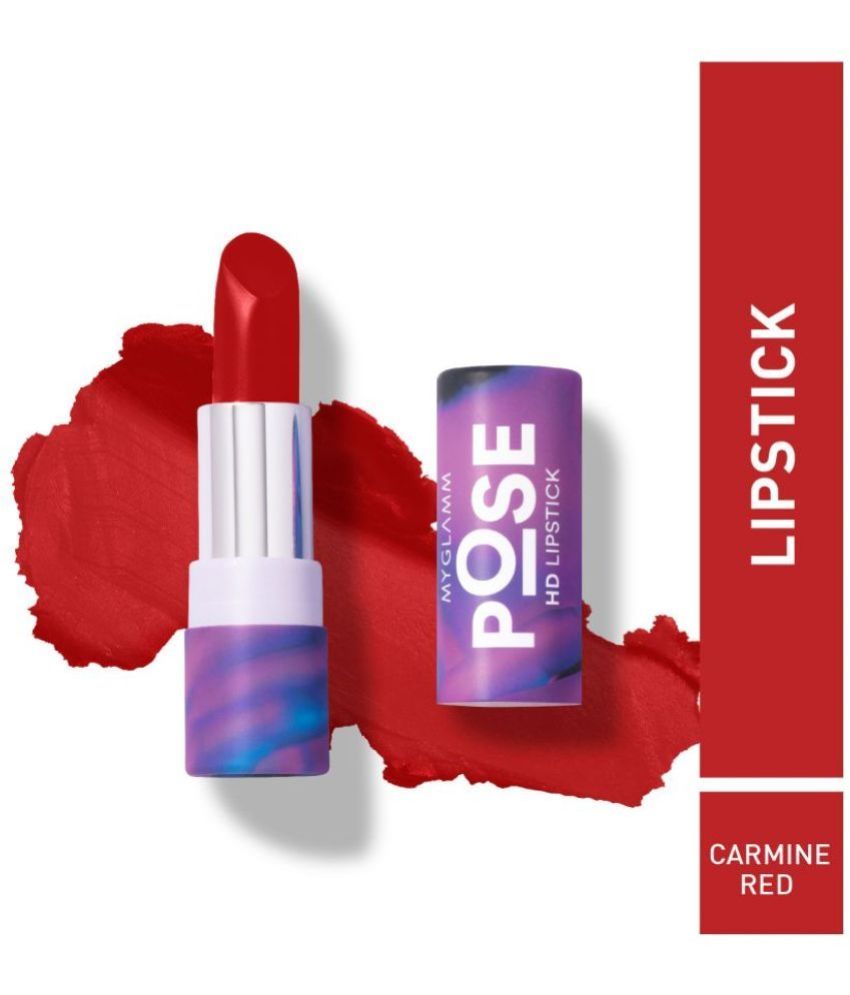     			MyGlamm POSE HD Lipstick-Carmine Red-4gm