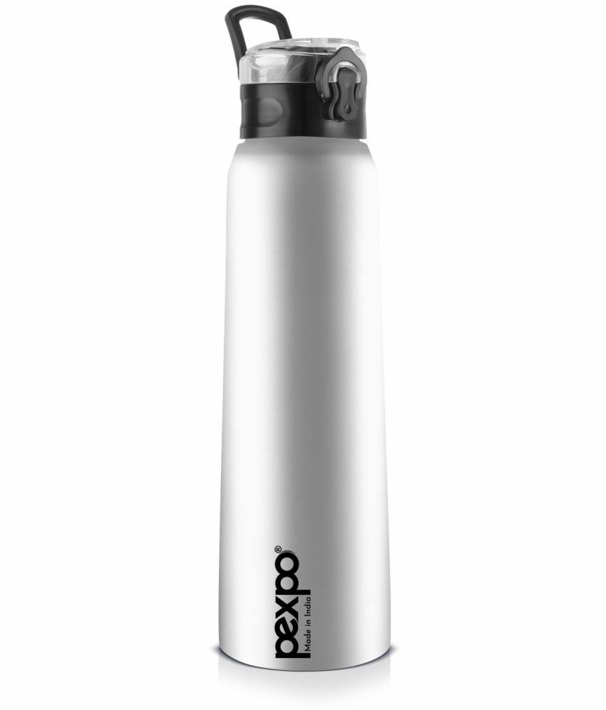     			Pexpo - VERTIGO 1000ML Silver Water Bottle 1000ML mL ( Set of 1 )