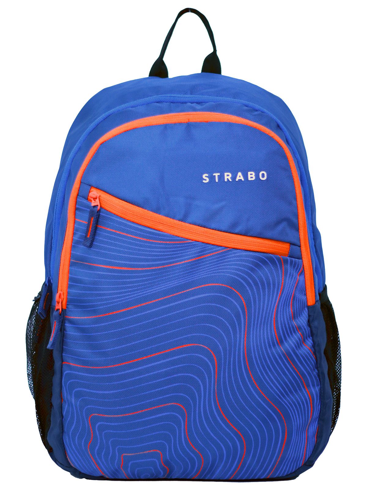    			STRABO - Blue Nylon Backpack ( 28 Ltrs )
