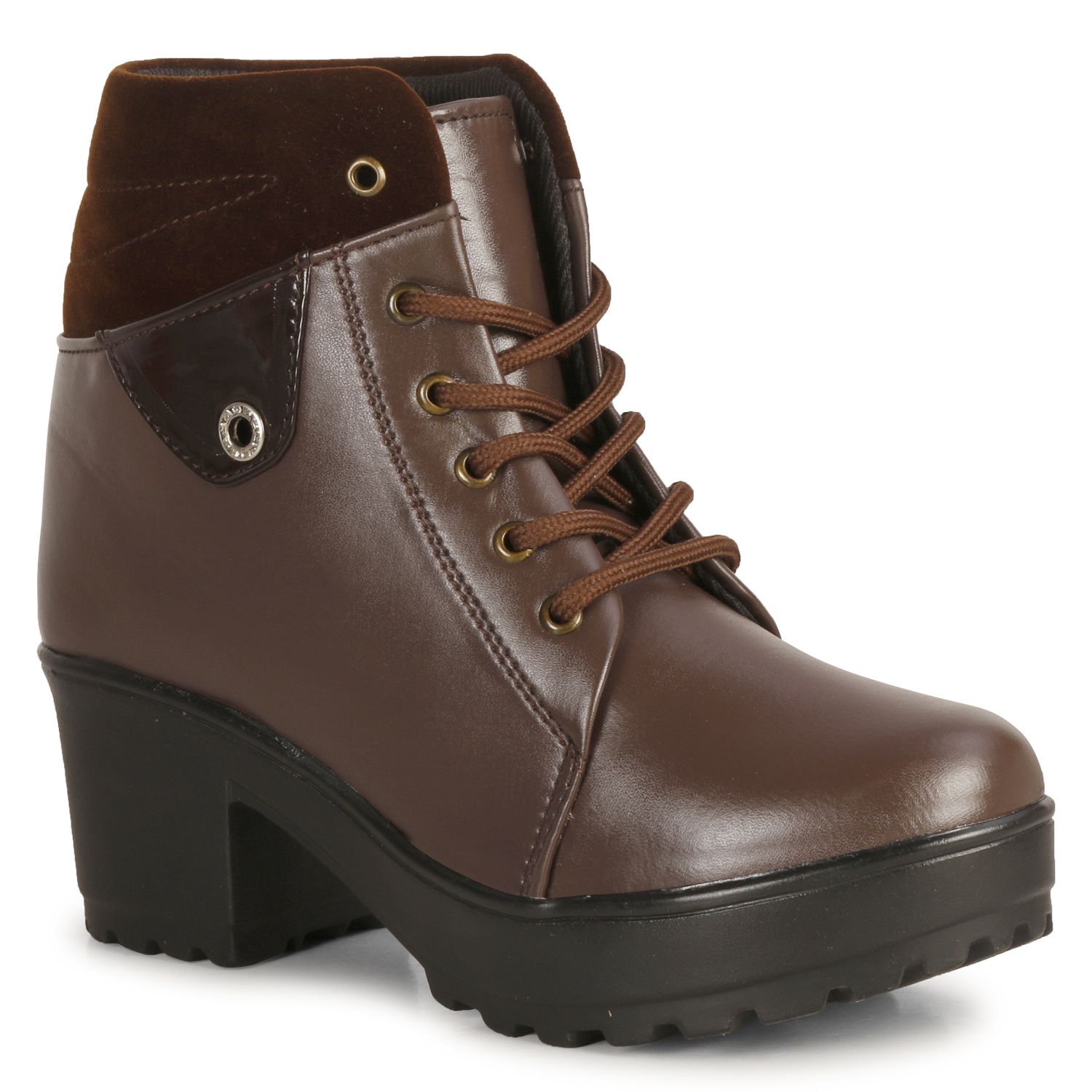     			Saheb - Brown Women's Ankle Length Boots
