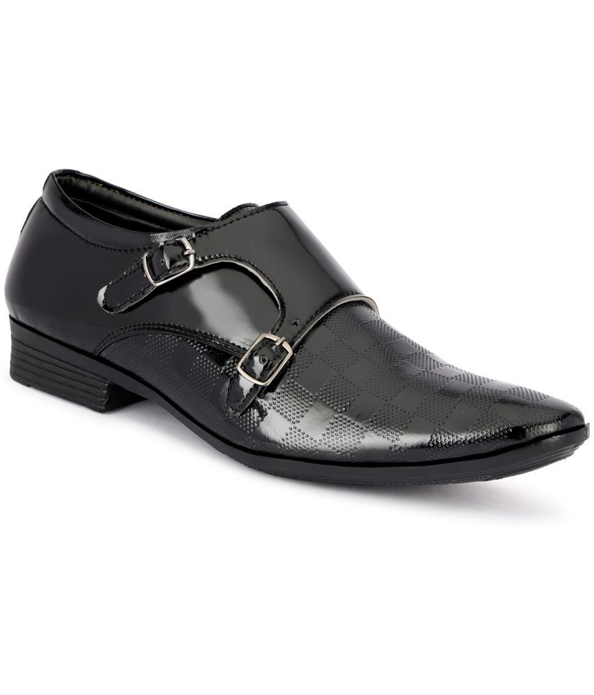     			Buxton - Black Men's Monk Strap Formal Shoes