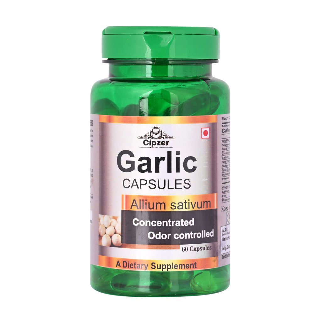     			Cipzer Garlic Softgel 60Capsules for Heart Health & Cholesterol