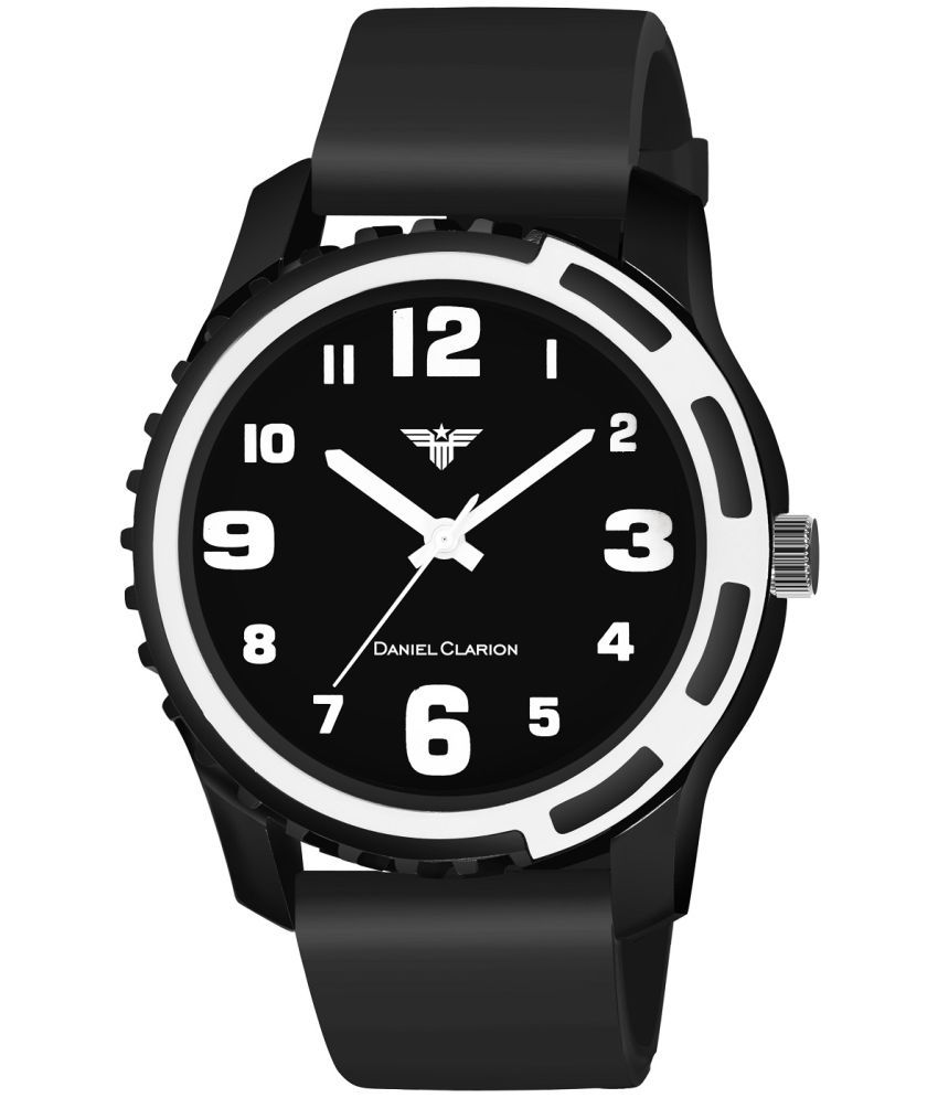     			Daniel Clarion - Black Silicon Analog Men's Watch