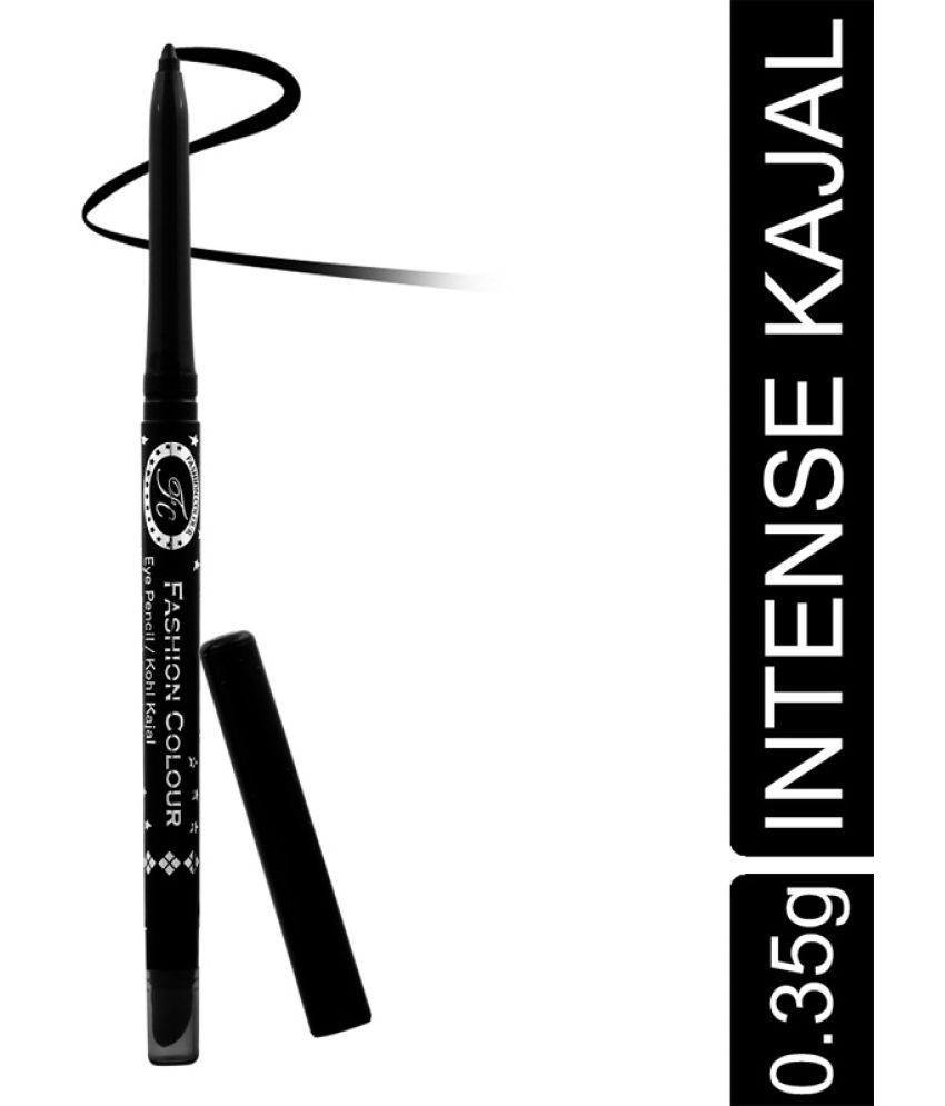     			Fashion Colour - Black Natural Kajal 1 g Pencil ( Pack of 1 )