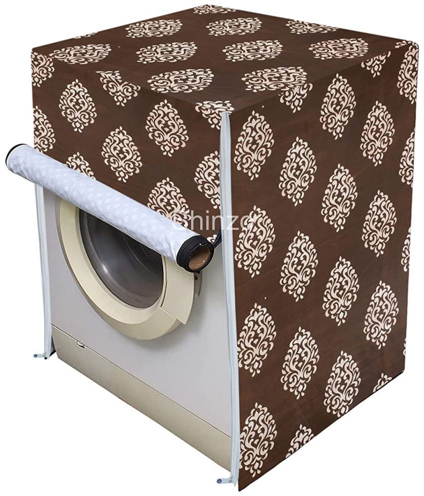     			HOMETALES Front Load Washing Machine Cover Compatiable For 6 kg,7 kg - Brown
