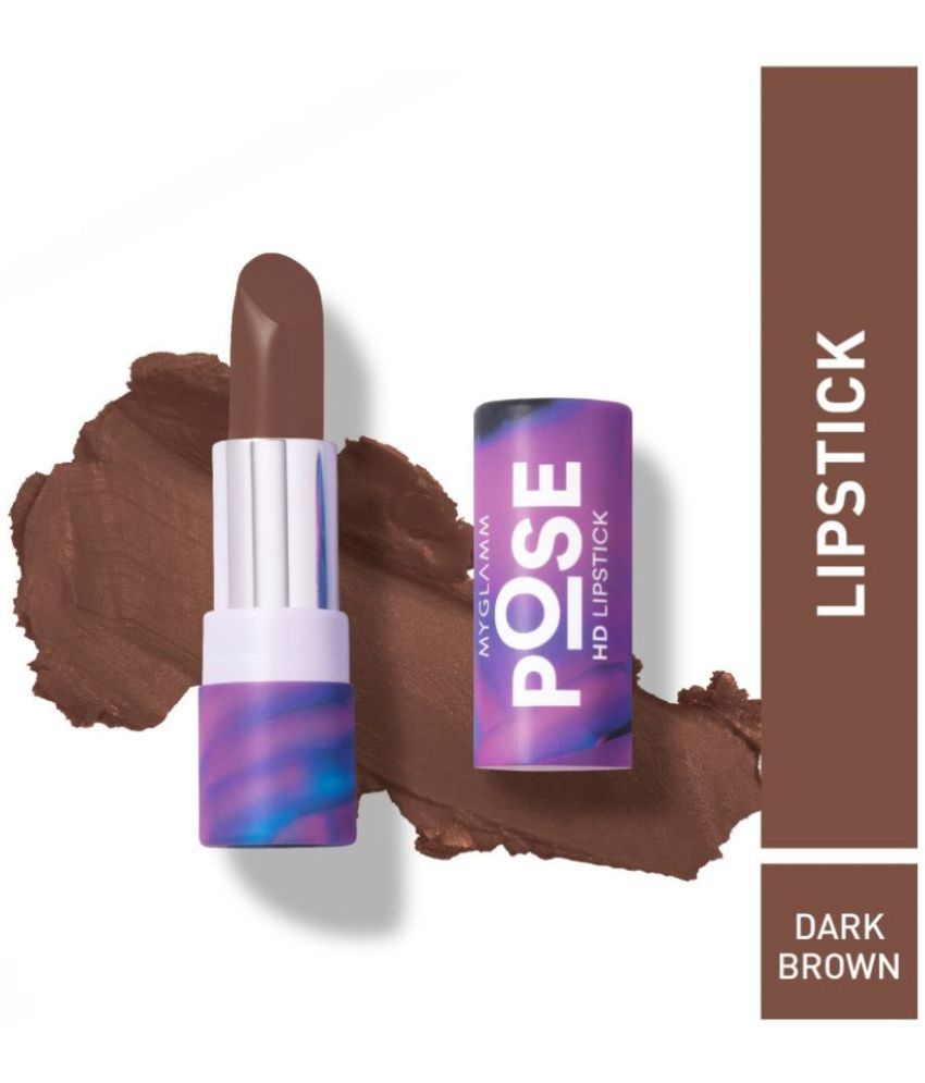     			MyGlamm POSE HD Lipstick-Dark Brown-4gm